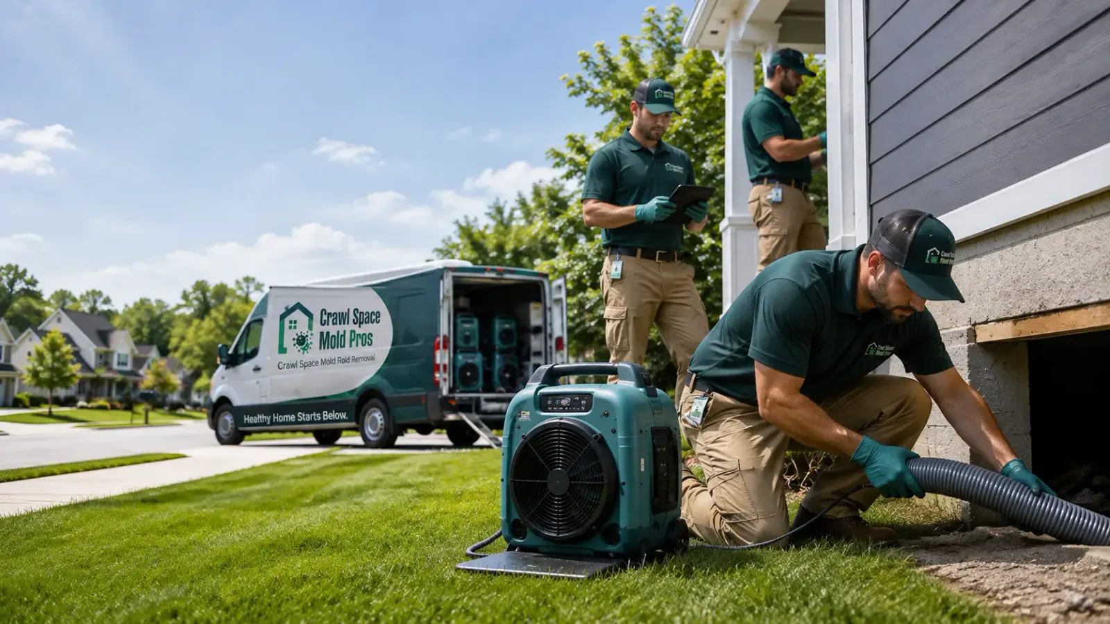 Crawl Space Mold Removal in Cortland, NE